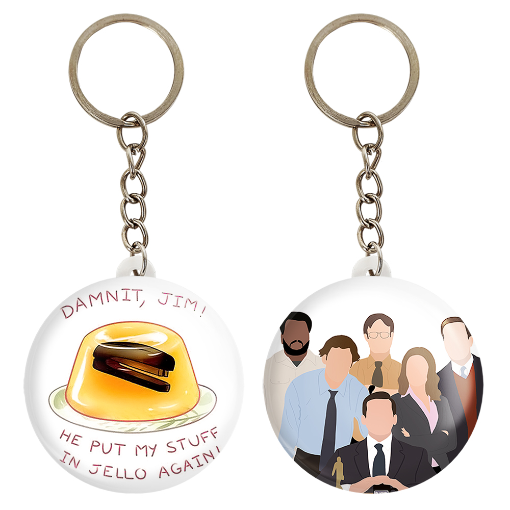 جاکلیدی خندالو مدل سریال آفیس The Office کد 1022810218 مجموعه 2 عددی