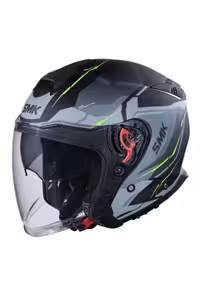 کلاه کاسکت موتورسیکلت خاکستری GTJ OPEN HELMET MA264 اورجینال SMK