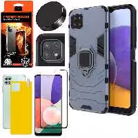 کاور کینگ کونگ مدل BATMAN مناسب برای گوشی موبایل سامسونگ Galaxy A22 5G به همراه محافظ صفحه نمایش و محافظ لنز دوربین و برچسب محافظ پشت و پایه نگهدارنده گوشی 