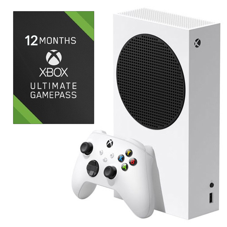 کنسول بازی مایکروسافت مدل Xbox Series S ظرفیت 512 گیگابایت   اشتراک 12 ماهه گیم پس اولتیمیت