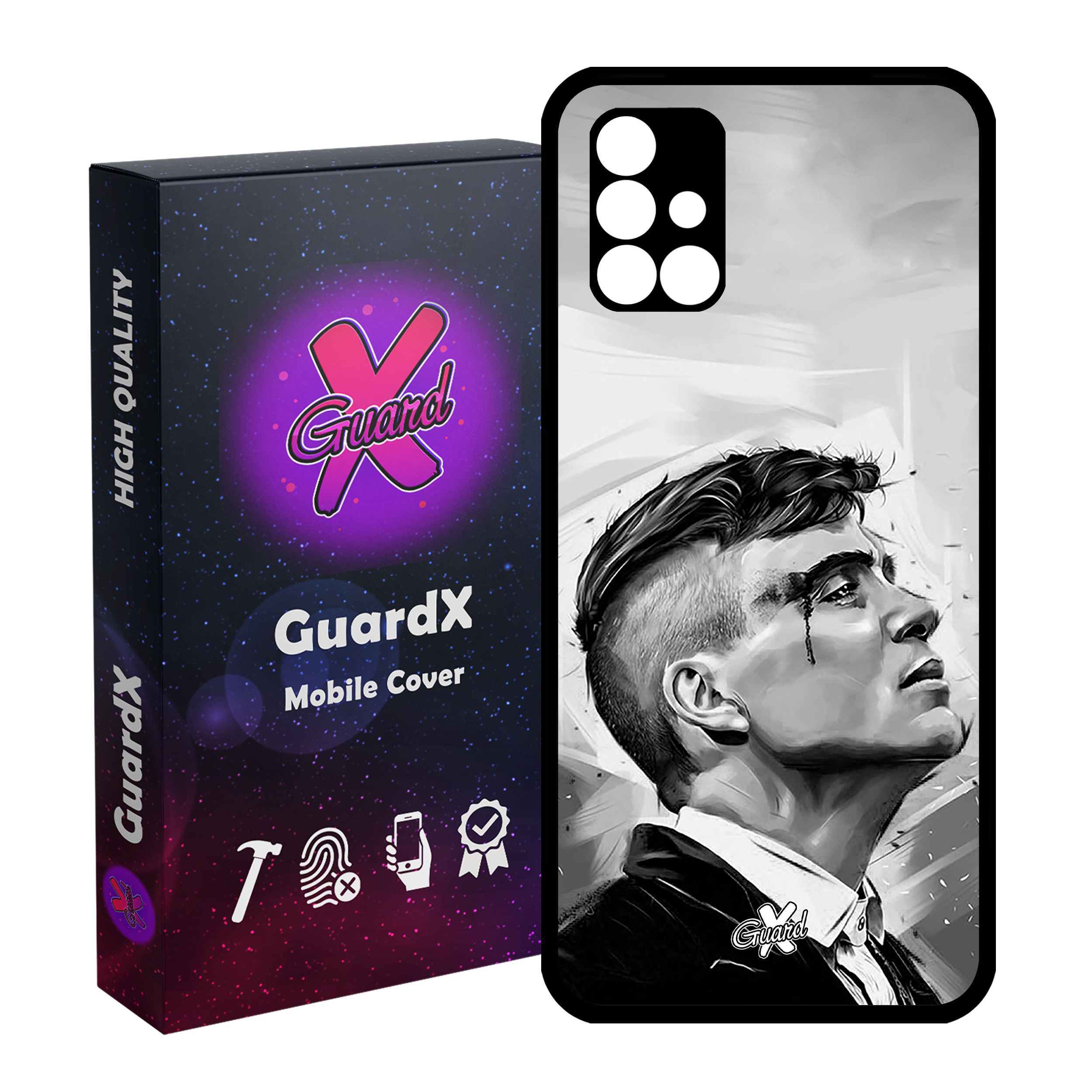 کاور گارد ایکس طرح Peaky Blinders مدل Glass10132 مناسب برای گوشی موبایل سامسونگ Galaxy A51 5G