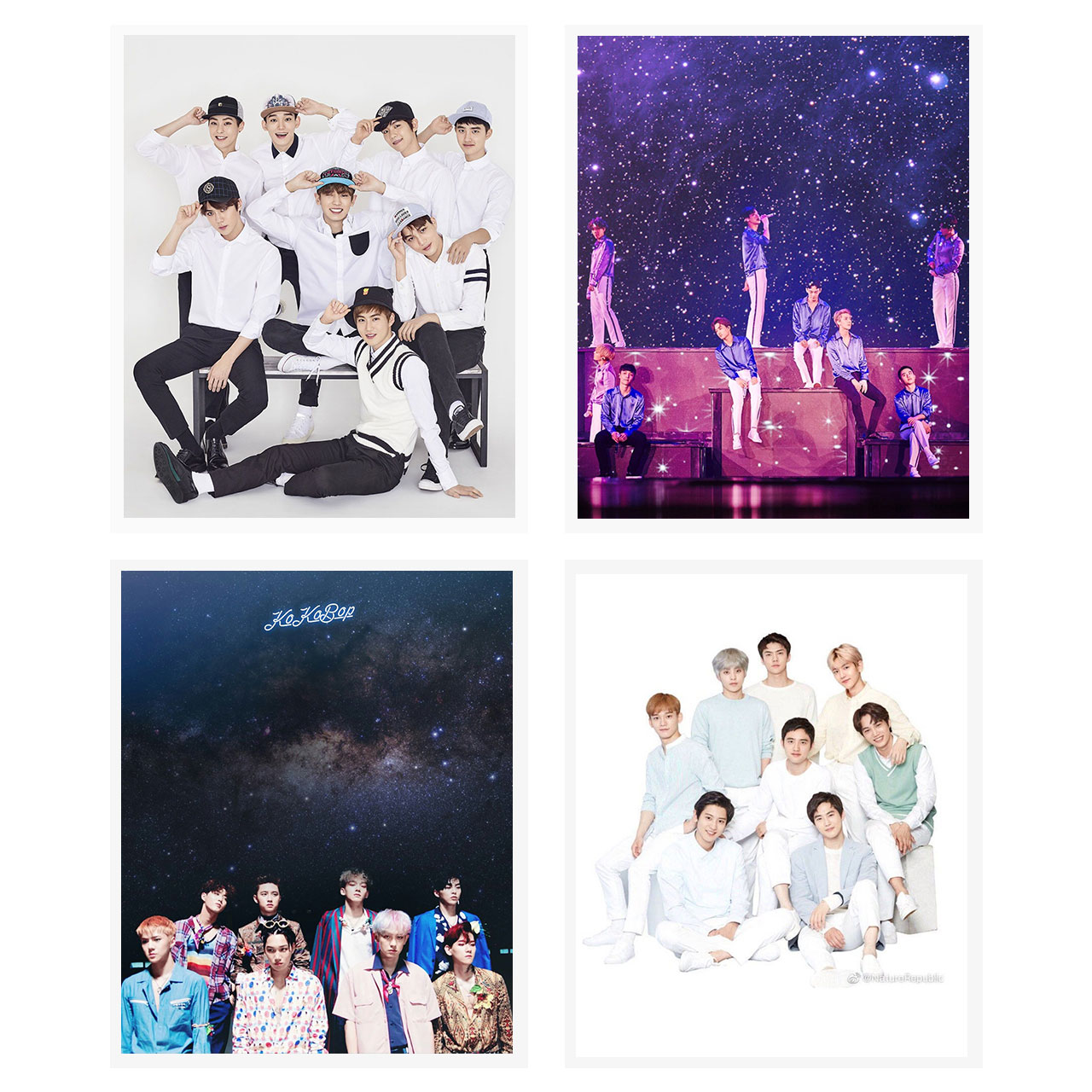  آویز تزیینی طرح اکسو مدل E4 مجموعه 4 عددی