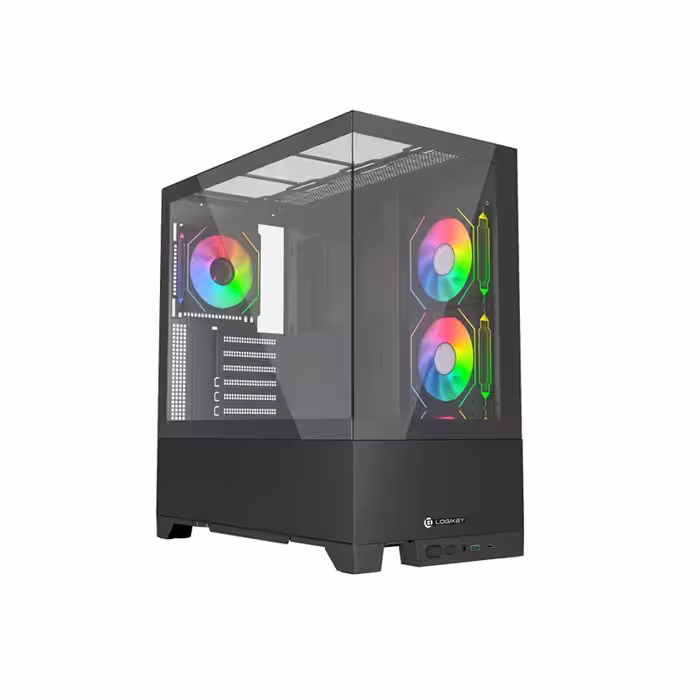 کیس گیمینگ لاجیکی مدل C664B | فروشگاه اینترنتی شهر لپ تاپ