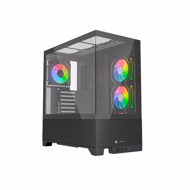 کیس گیمینگ لاجیکی مدل C664B | فروشگاه اینترنتی شهر لپ تاپ