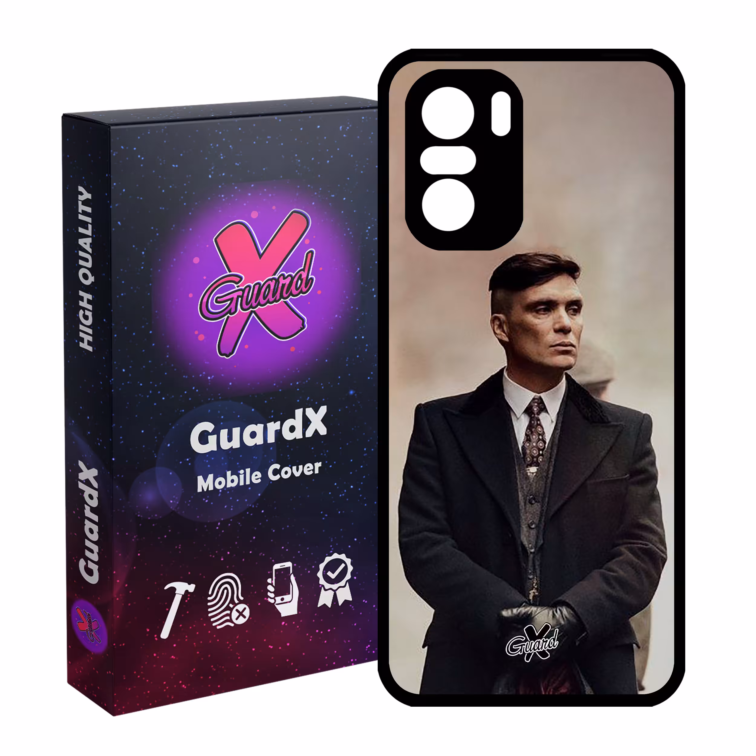 کاور گارد ایکس طرح Peaky Blinders مدل Glass10230 مناسب برای گوشی موبایل شیائومی Poco F3/MI 11X/MI 11X Pro/Redmi K40/K40 Pro