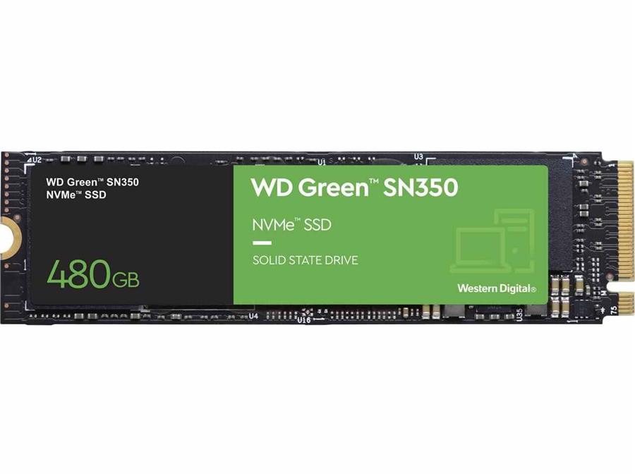 اس اس دی وسترن دیجیتال مدل Green SN350 NVMe M.2 2280 PCI-Express 3.0 x4 ظرفیت 480 گیگابایت