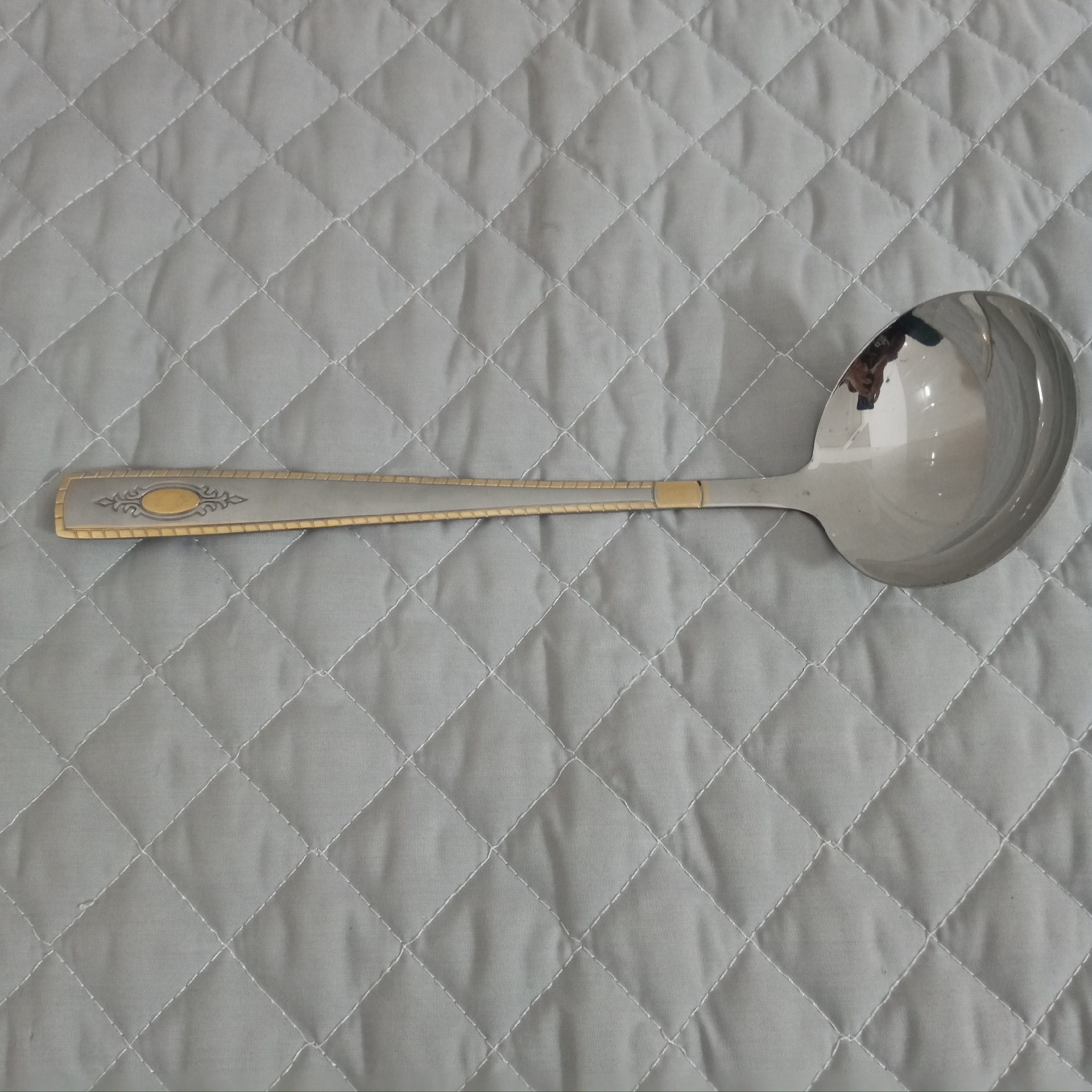 ملاقه بزرگ استیل یونیک لایف طلایی 