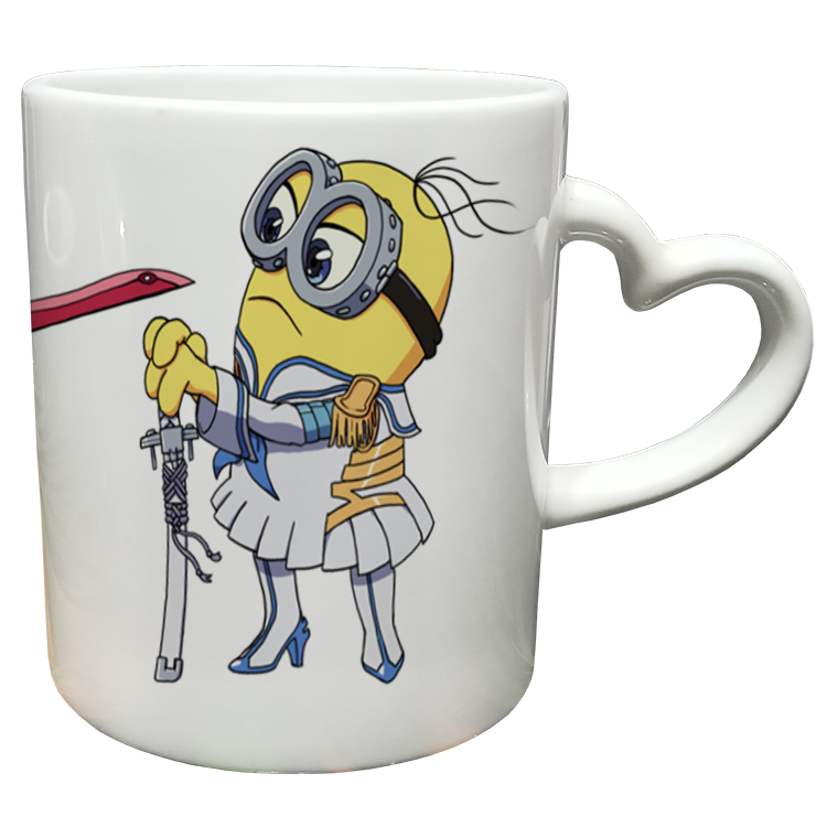 ماگ مدل دسته قلبی طرح مینیون کد 42