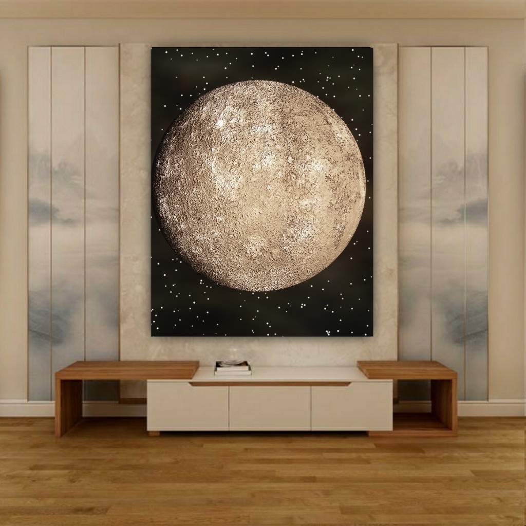 تابلو بوم طرح کهکشان و سیاره مدل SDB332