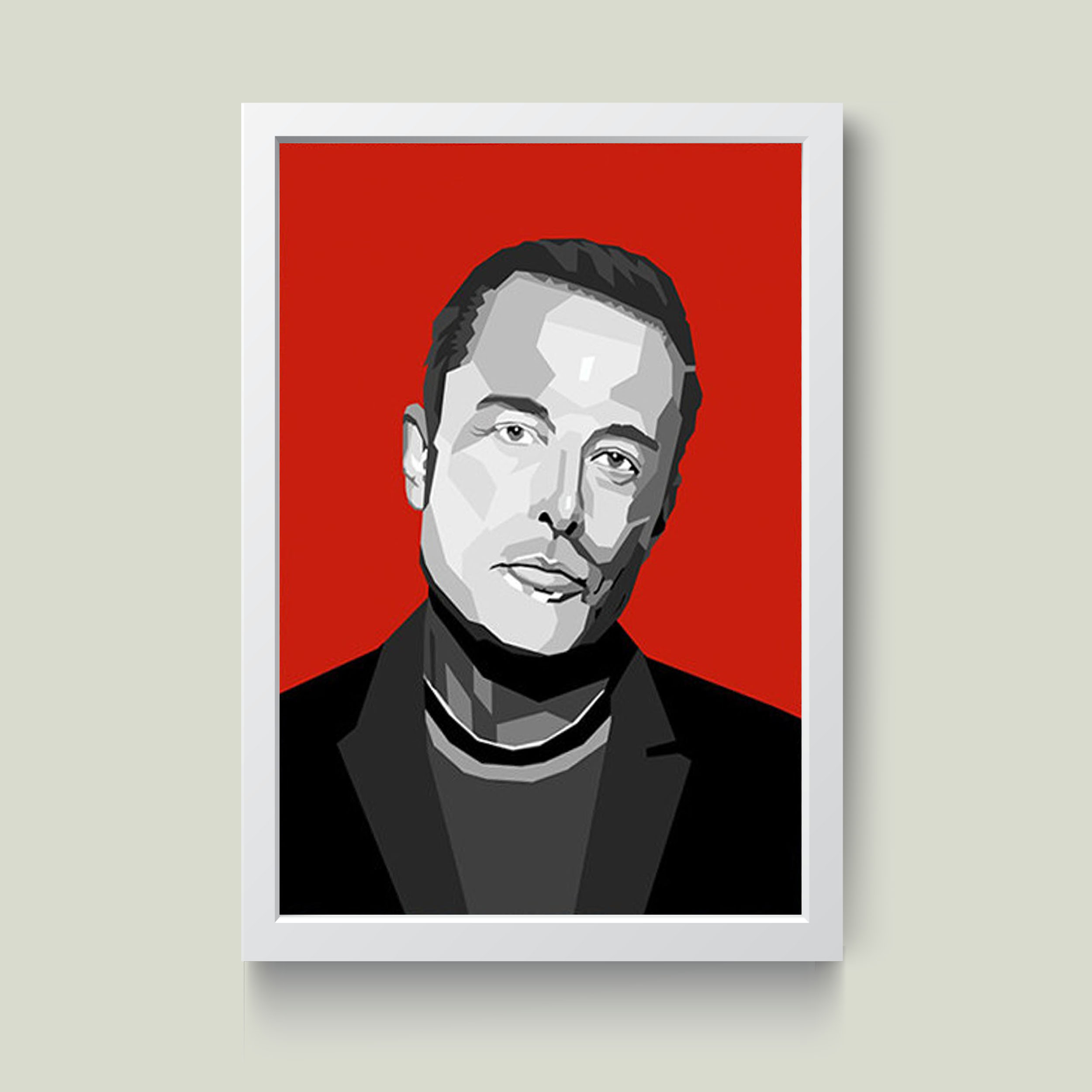 تابلو مدل Elon musk کدm2528-w