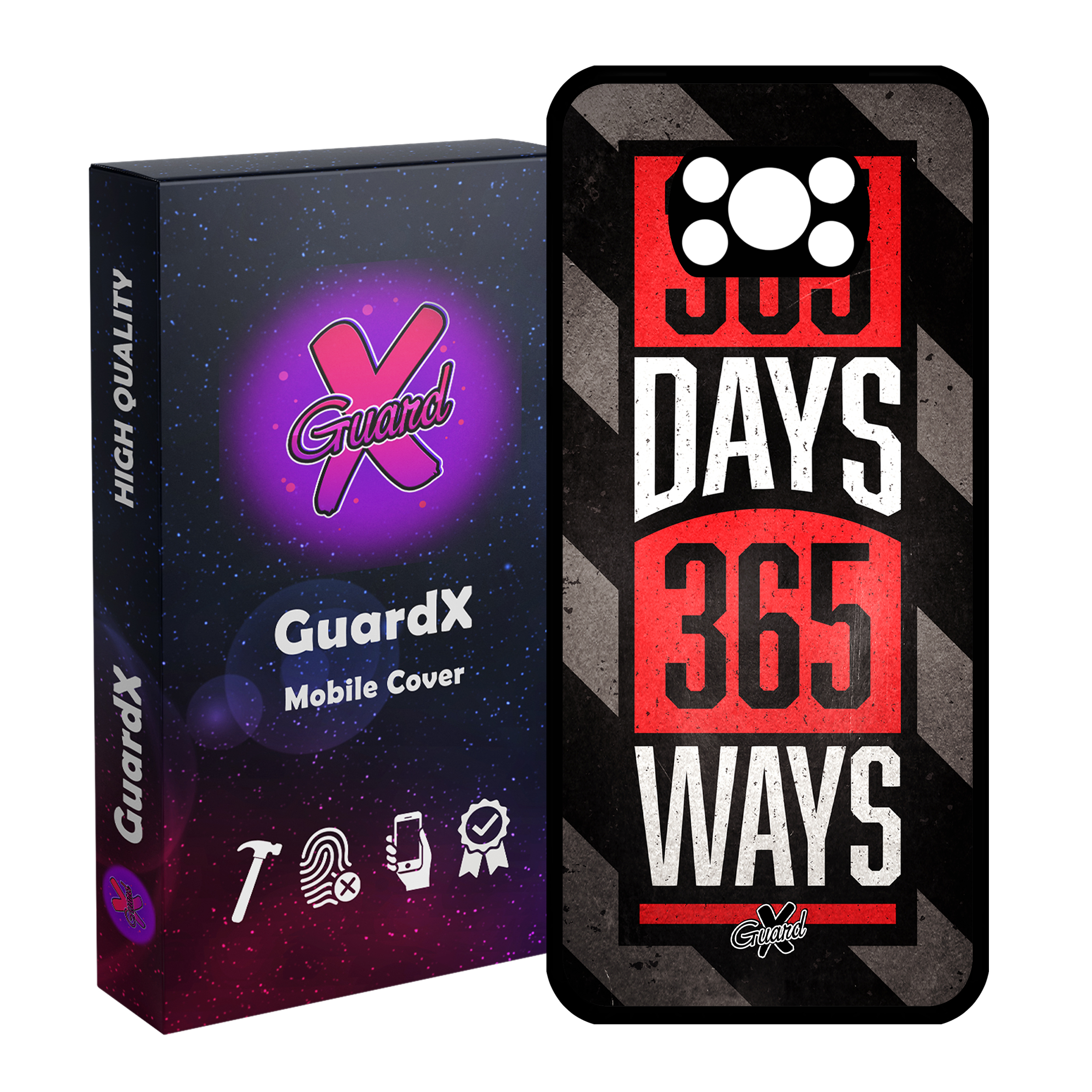 کاور گارد ایکس طرح Text مدل Glass10156 مناسب برای گوشی موبایل شیائومی Poco X3 Pro