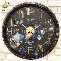 ساعت دیواری اورجینال ولدر PVC قهوه ای| کد رفرنس 635