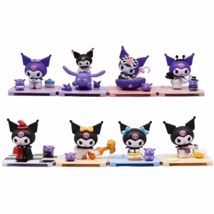 فیگور کرومی Kuromi همراه صفحه بسته 8 عددی