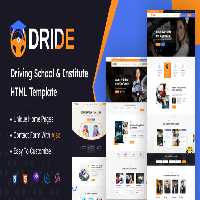 دانلود Dride قالب سایت آموزشی رانندگی