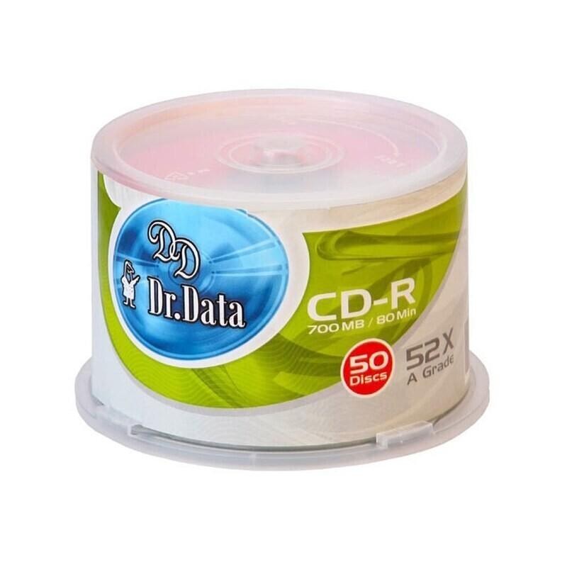 سی دی خام دکتر دیتا مدل CD-R پک 50 عددی