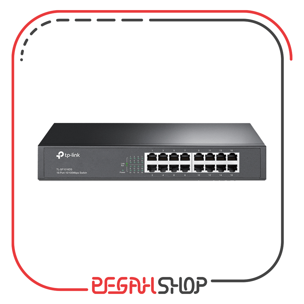 سوییچ 16 پورت برند TP-Link مدل TL-SF1016DS