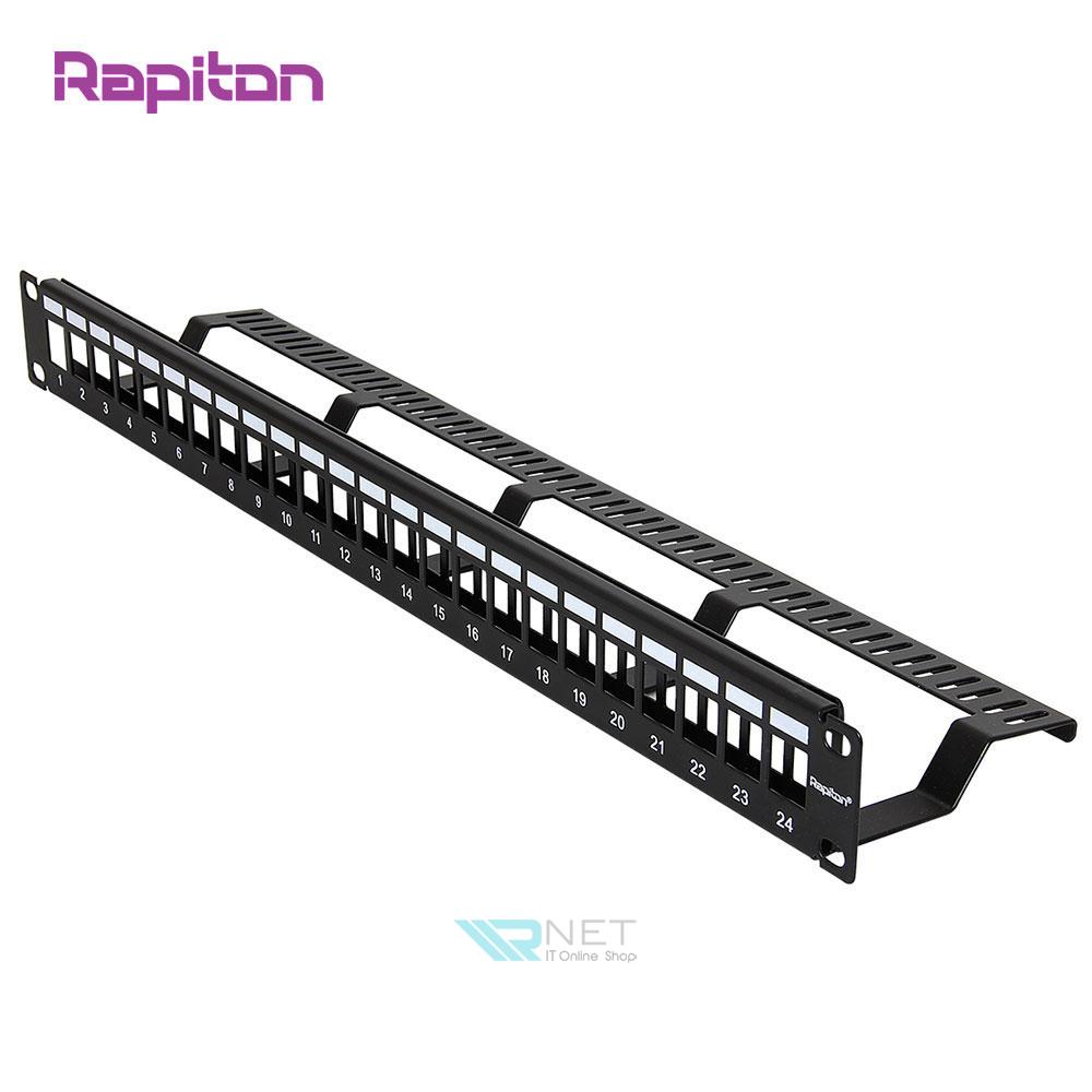 پچ پنل 24 پورت شبکه Unloaded رپیتون مدل Rapiton RP-PP24-UL1