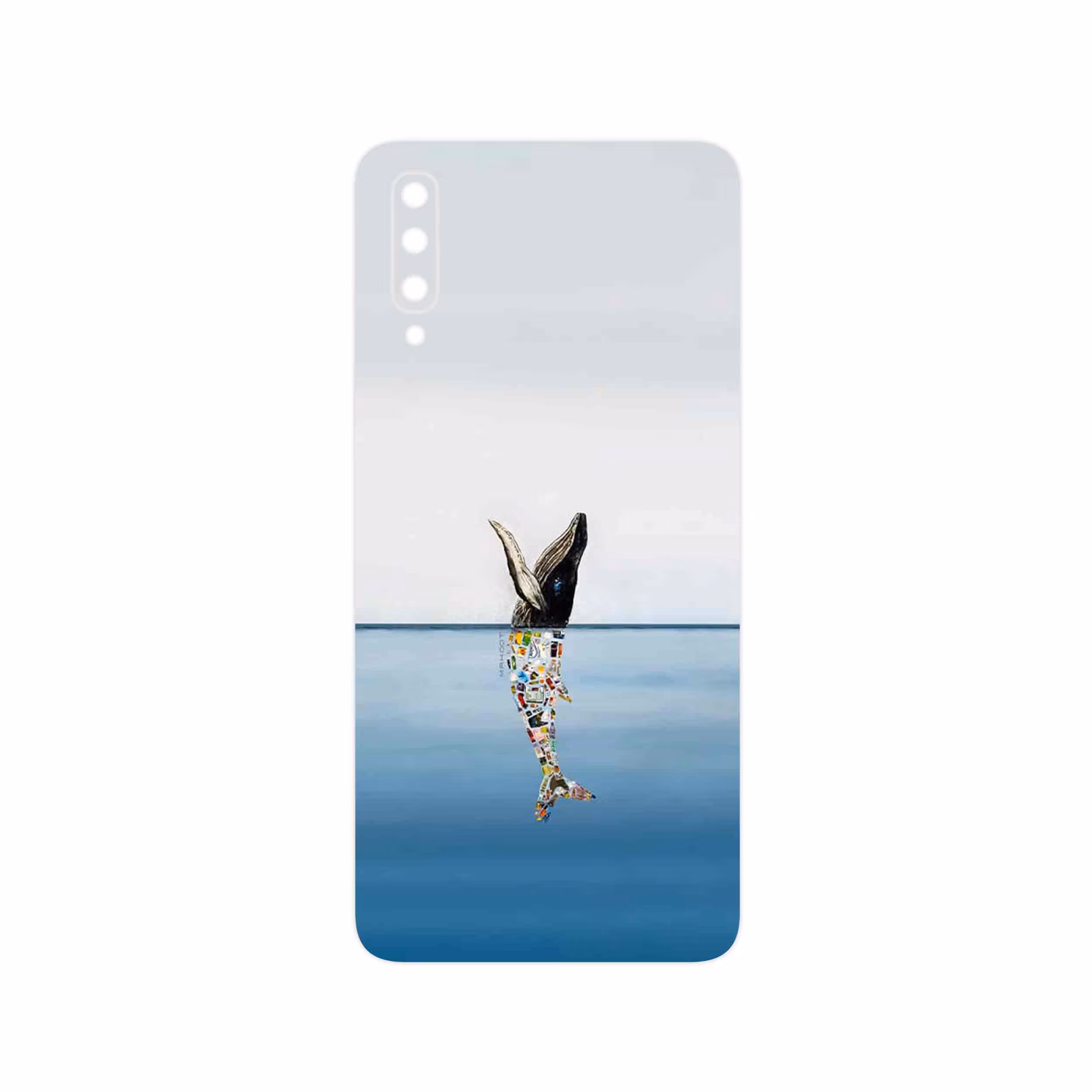 برچسب پوششی ماهوت مدل Collage of Sea Trash مناسب برای گوشی موبایل سامسونگ Galaxy A70