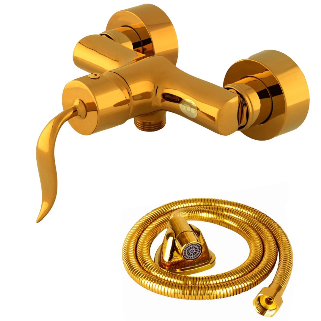 شیر سرویس بهداشتی شیرالات رز مدل اسمارت به همراه شلنگ 