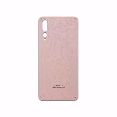 برچسب پوششی ماهوت مدل Rose Gold Leather مناسب برای گوشی موبایل هوآوی P20 Pro