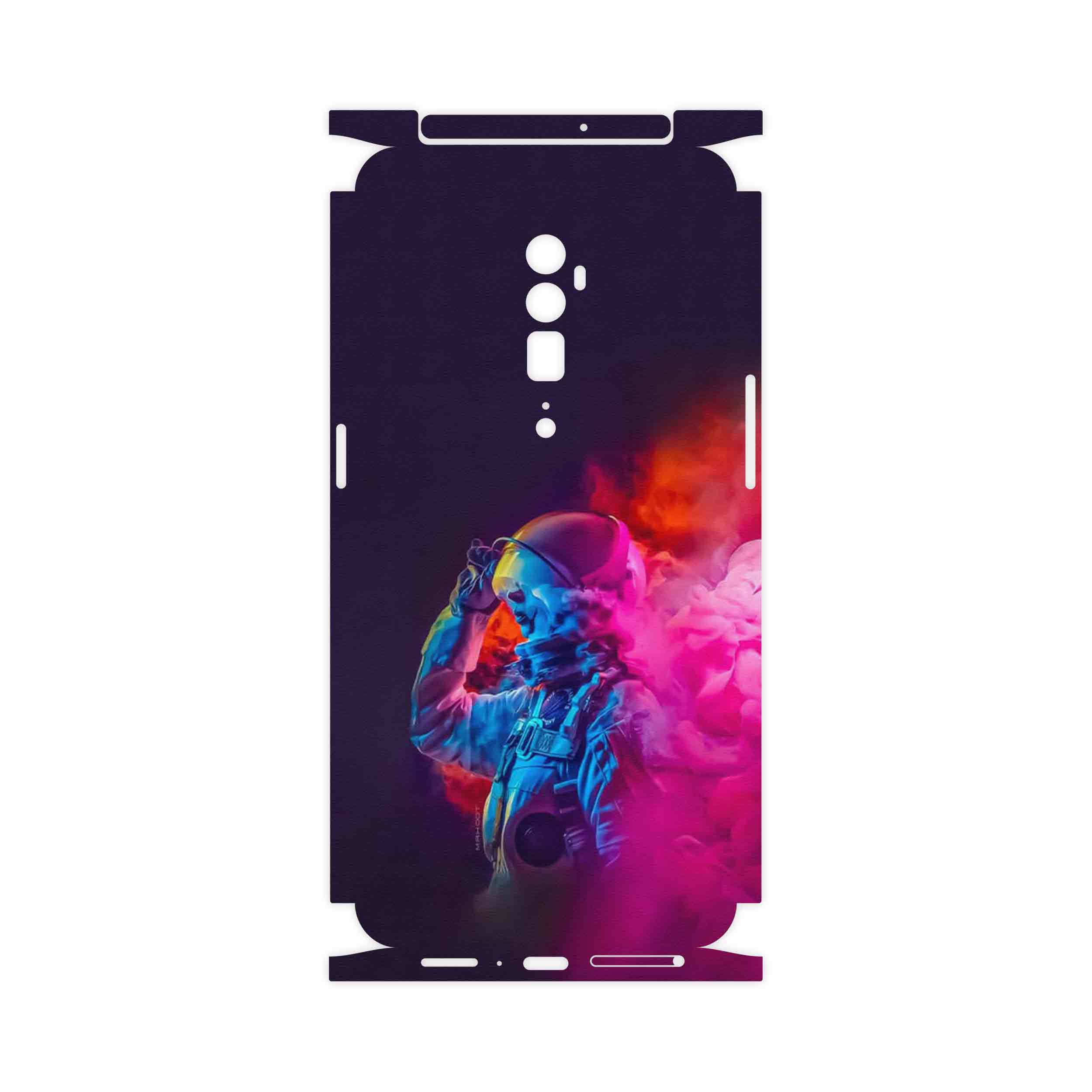 برچسب پوششی ماهوت مدل Smoke Rainbow Digital Art 1-FullSkin مناسب برای گوشی موبایل اپو RENO 10X