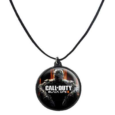 گردنبند پرمانه طرح call of duty کد pmb.1644 مدل دو طرفه