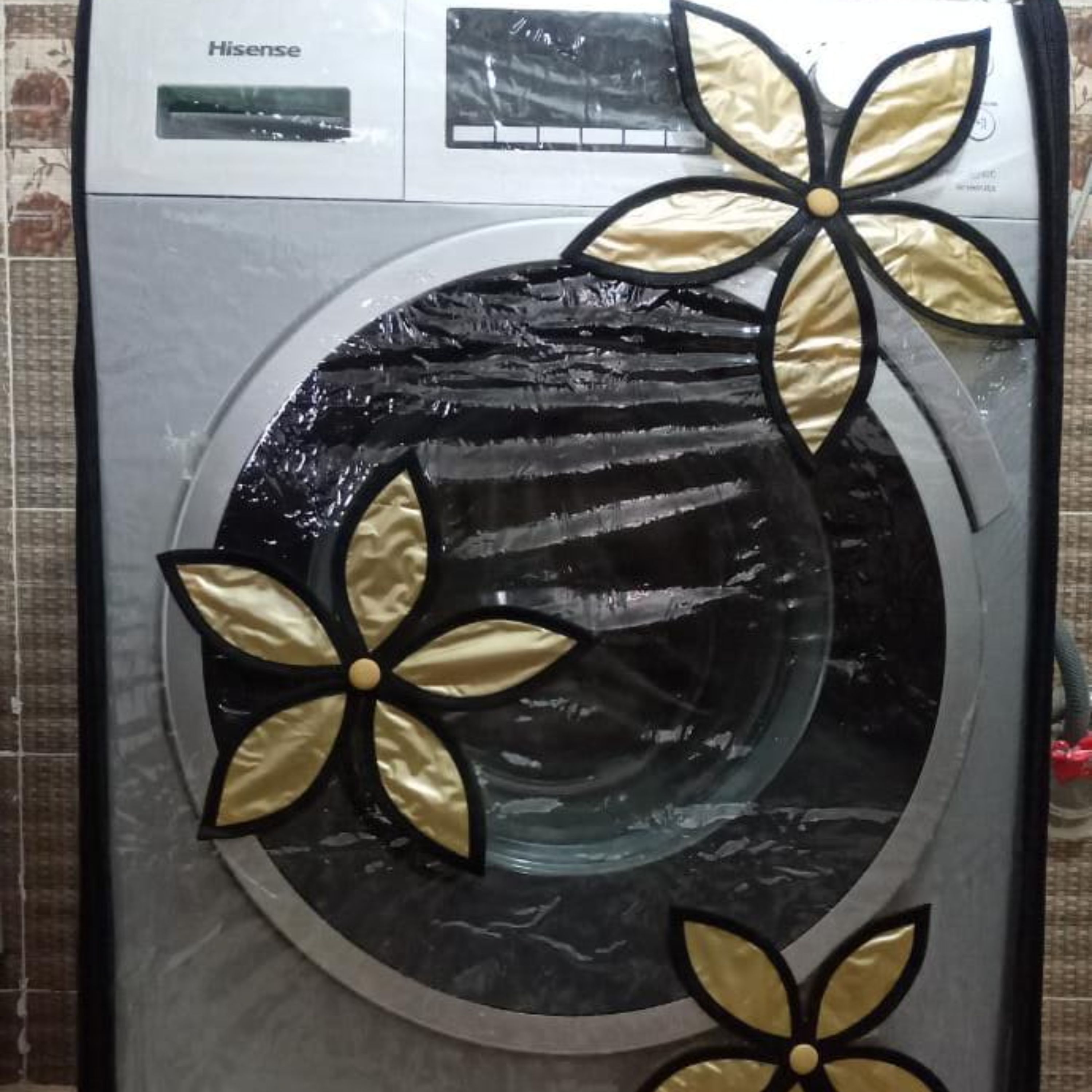 کاور ماشین لباسشویی 5و6و7و8و9 کیلویی طلق و ورنی مدل لیلیوم 