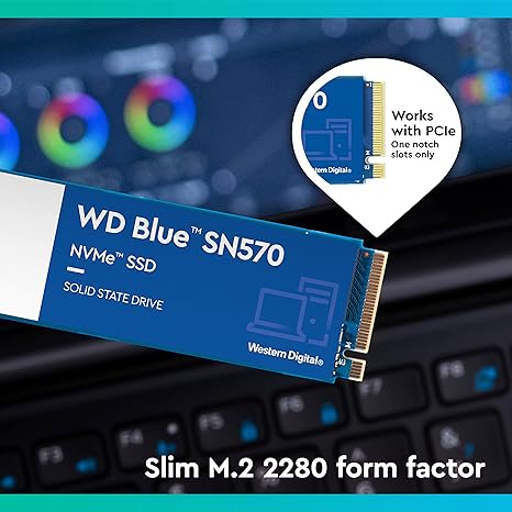 اس اس دی وسترن دیجیتال Blue SN570 M.2 2280 NVMe 500GB - دوسو آی تی