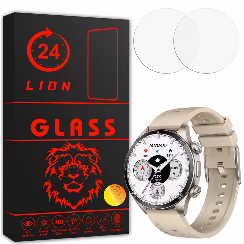 محافظ صفحه نمایش لاین مدل RB007 مناسب برای ساعت هوشمند شیائومی Glorimi Gx Sport بسته دو عددی | کالا برتری
