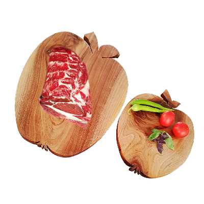 تخته گوشت مدل سیب مجموعه 2 عددی