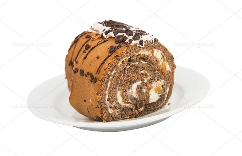 عکس شیرینی رولت کاکائویی | گرافیک با طعم تربچه