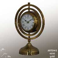 ساعت رومیزی آرتمیس کد 6030 Gold طلایی
