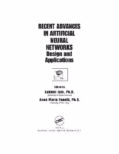 خرید و دانلود نسخه کامل کتاب Recent Advances In Artificial Neural Networks Design And Applications
