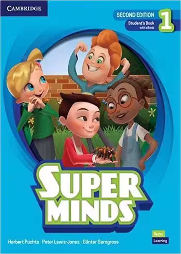 Super Minds 1 (Second Edition) S.B W.B DVD ویرایش جدید (کتاب دانش اموز   کتاب کار CD)