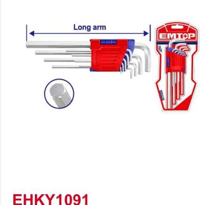 ست آچار الن 9 پارچه امتاپ سفارش فرانسه EMTOP مدل EHKY1091