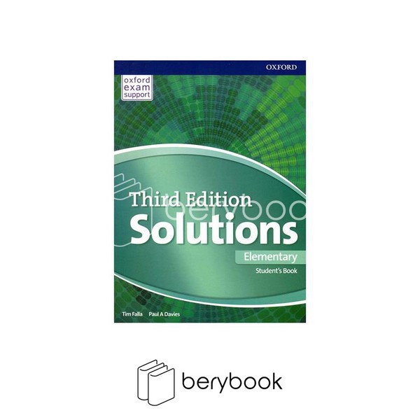 oxford / solutions / elementary / دو جلدی / سبز رنگ