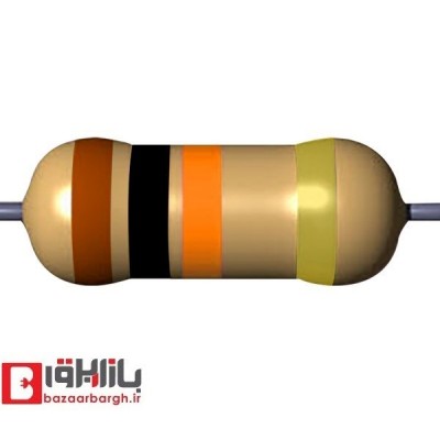 مقاومت 10 کیلو اهم 1 وات 5 درصد