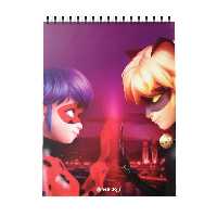 دفتر نقاشی سیمی 80 برگ میکرو - سایز A4 طرح Lady Bug