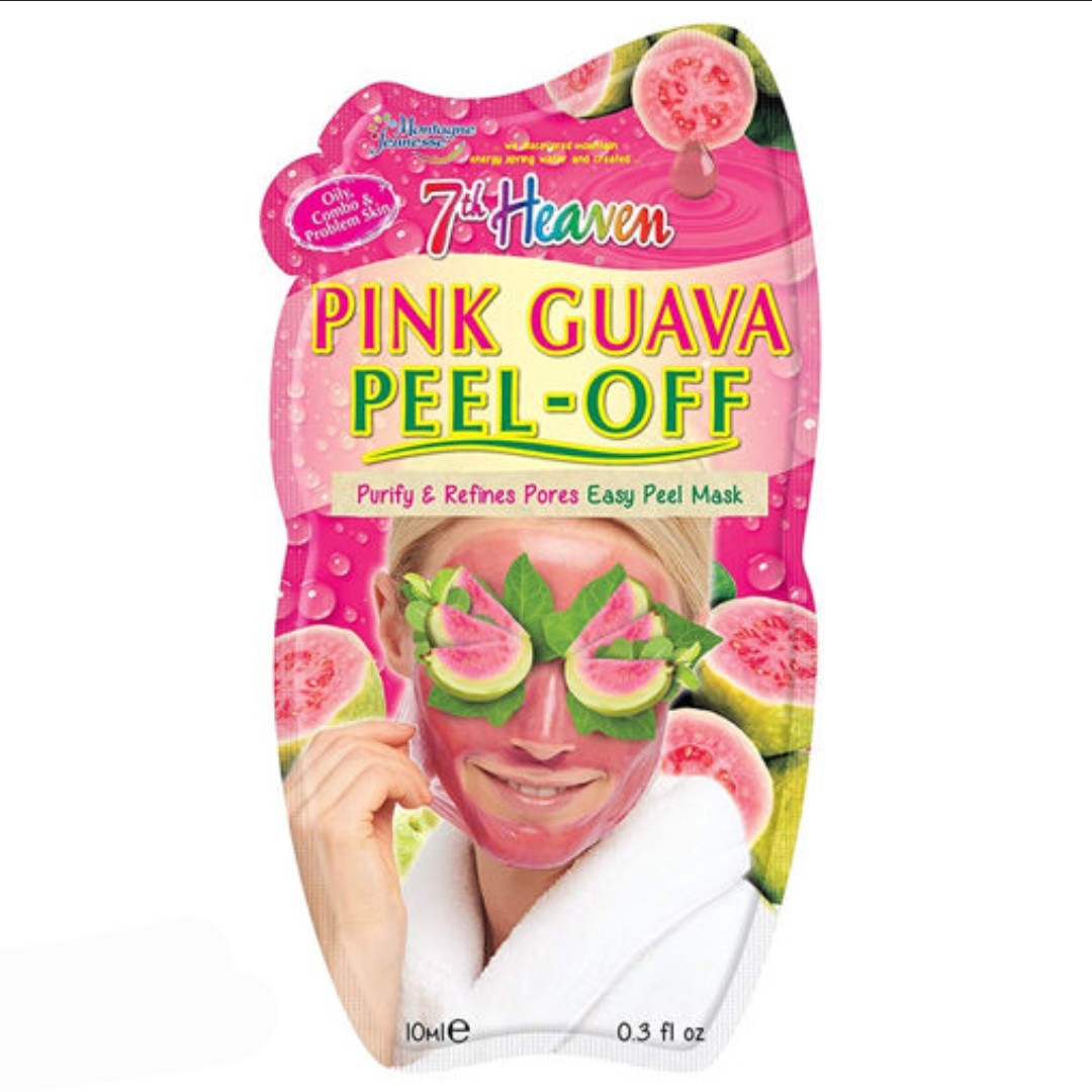 ماسک صورت لایه ای گوآوای صورتی