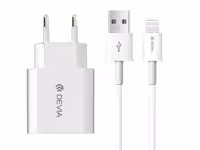 شارژر دیواری دیویا مدل EA007 Smart Charger SuitS بهمراه کابل لایتنینگ