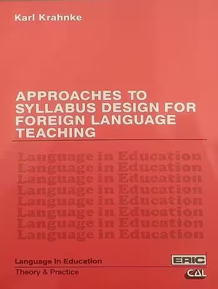 Approaches to Syllabus Design for Foreign Language Teaching CD