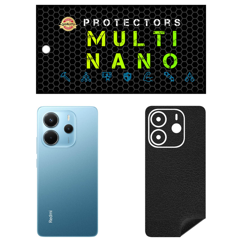 برچسب پوششی مولتی نانو طرح چرم مدل X-F1L مناسب برای گوشی موبایل شیائومی Redmi Note 14 4G | کالا برتری