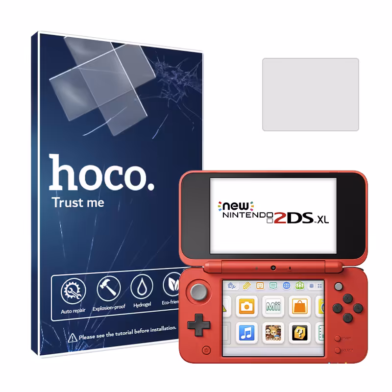 گلس کنسول بازی نینتندو 2DS XL (small) مدل شفاف برند هوکو کد M