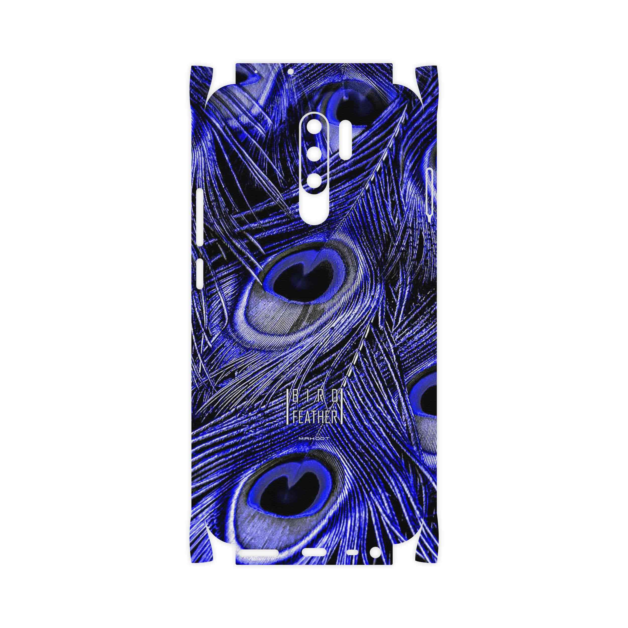 برچسب پوششی ماهوت مدل Purple Feather-FullSkin مناسب برای گوشی موبایل شیائومی Redmi 9