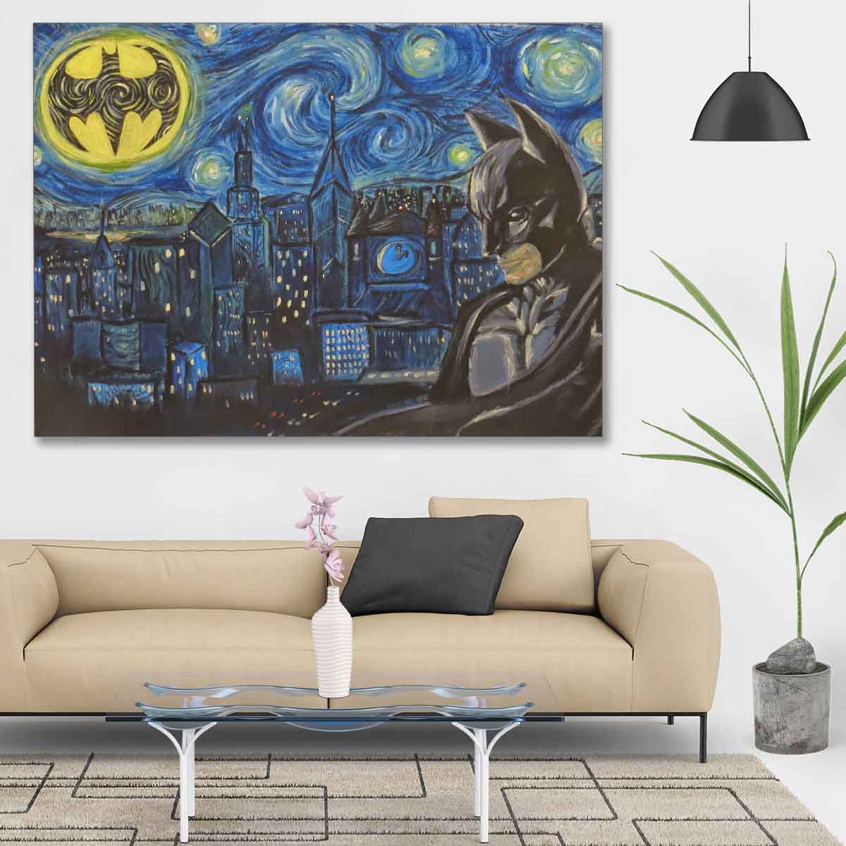 تابلو شاسی گالری استاربوی طرح بتمن مدل لیگ عدالت 1