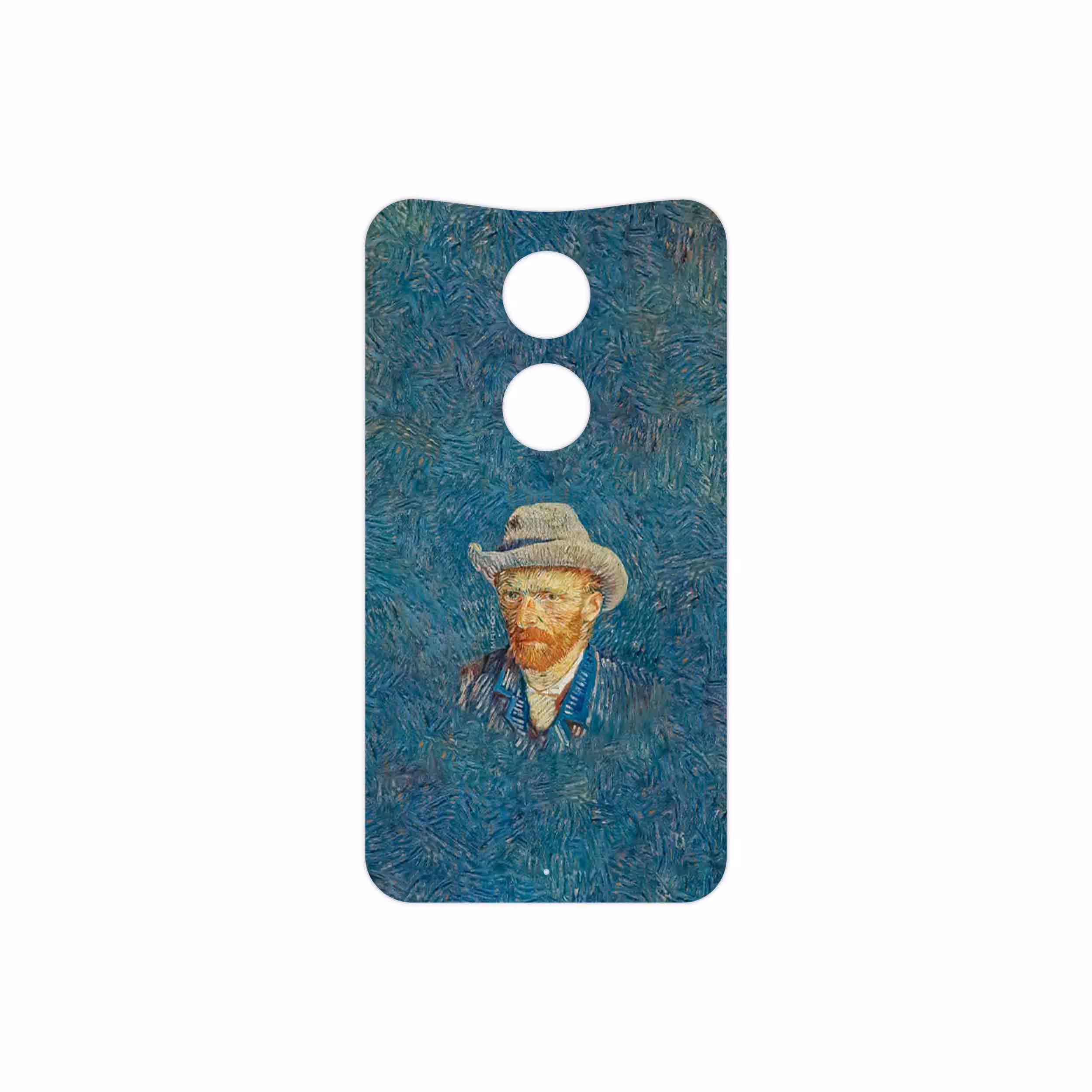 برچسب پوششی ماهوت مدل Self portrait with a gray felt hat مناسب برای گوشی موبایل موتورولا Moto X 2014