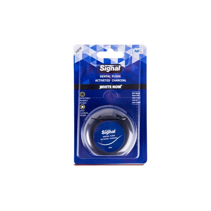 نخ دندان زغالی مدل Activeted Charcoal سیگنال