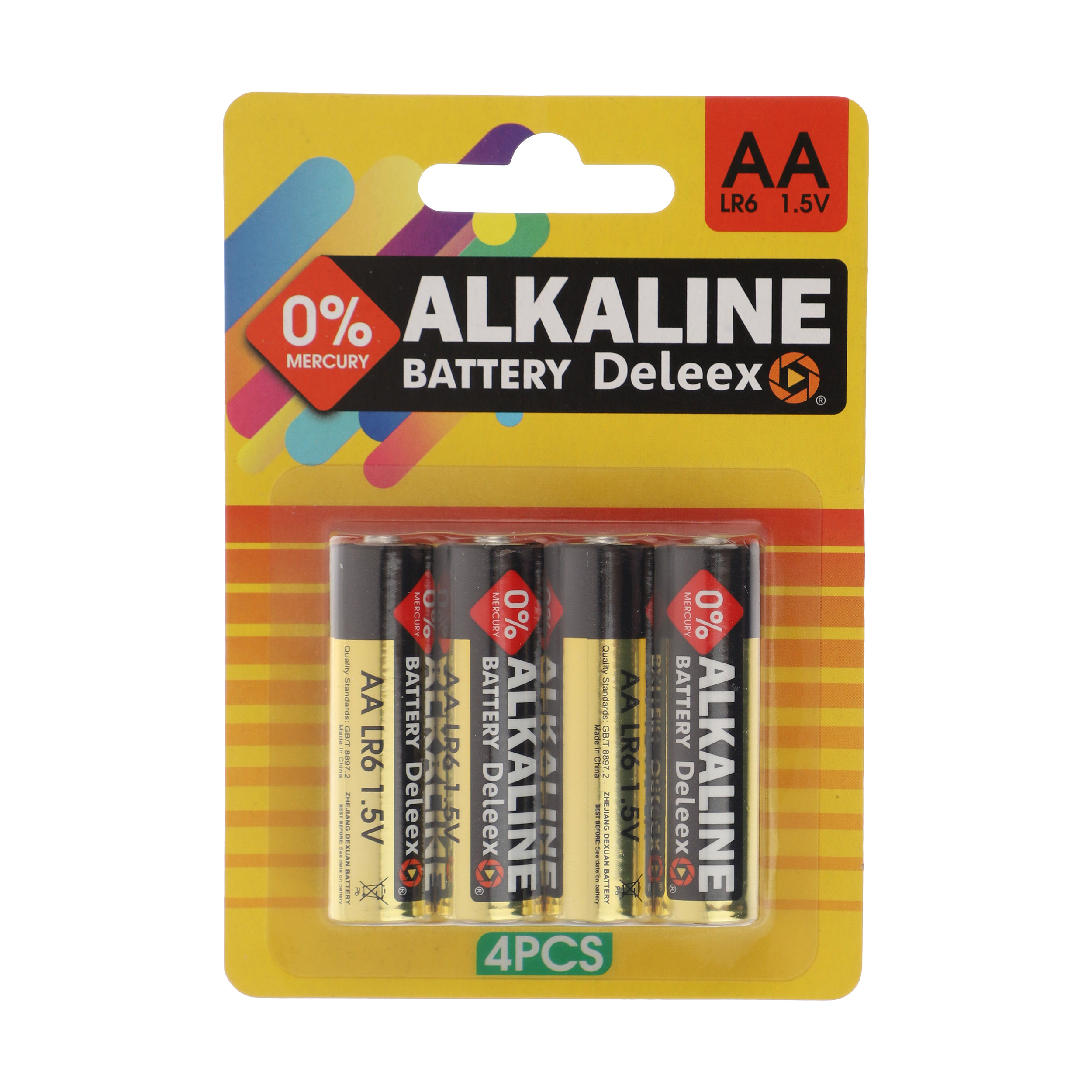 باتری قلمی دلیکس کد 342117 بسته 4 عددی 