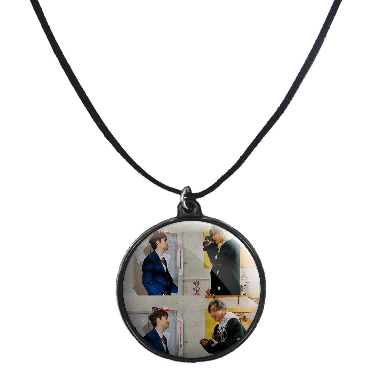 گردنبند پرمانه طرح exo مدل دو طرفه کد pmb.13725