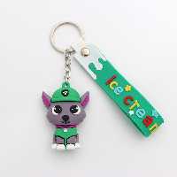 جاکلیدی آویز کیف سیلیکونی سگهای نگهبان سبز 32774